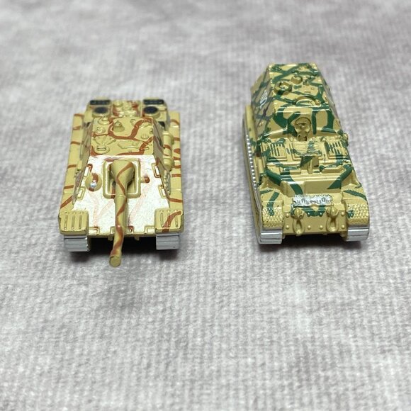 Micro Machines German Tank Set By Galoob 1987 Camo Pattern Toy Miniatures - Picture 3 of 9
